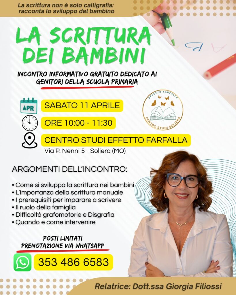 scrittura bimbi